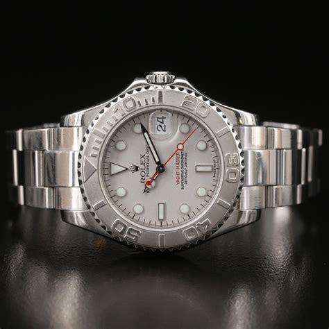 Rolex yacht master steel platinum